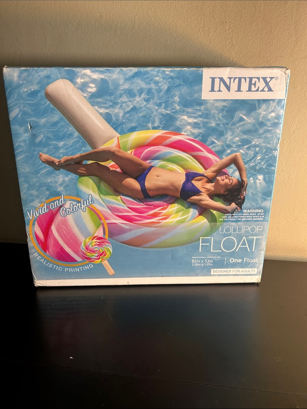 Giant Inflatable Lollipop Pool Float (Model 58753)